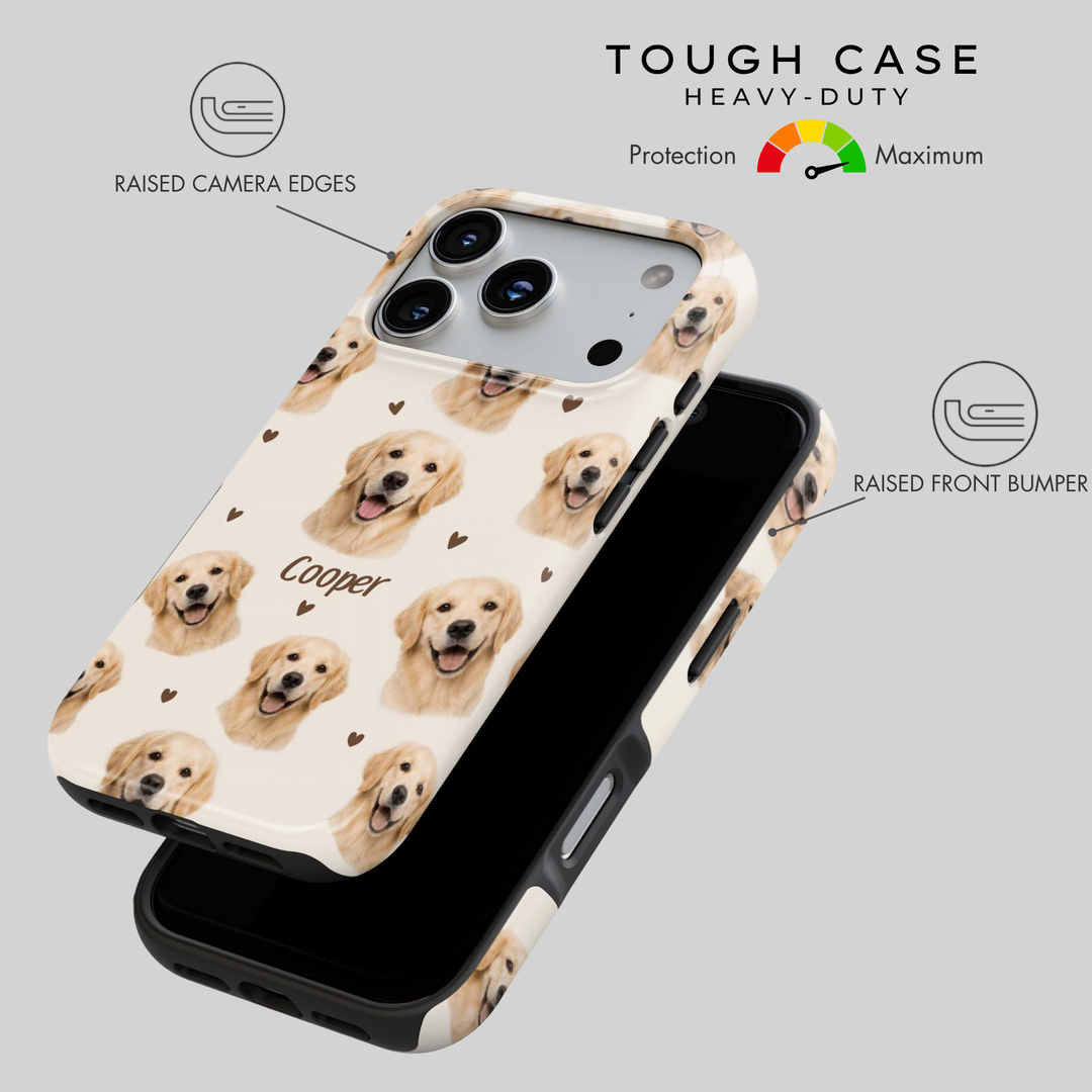 Custom Pet Photo iPhone personalized pet photo case — case profile