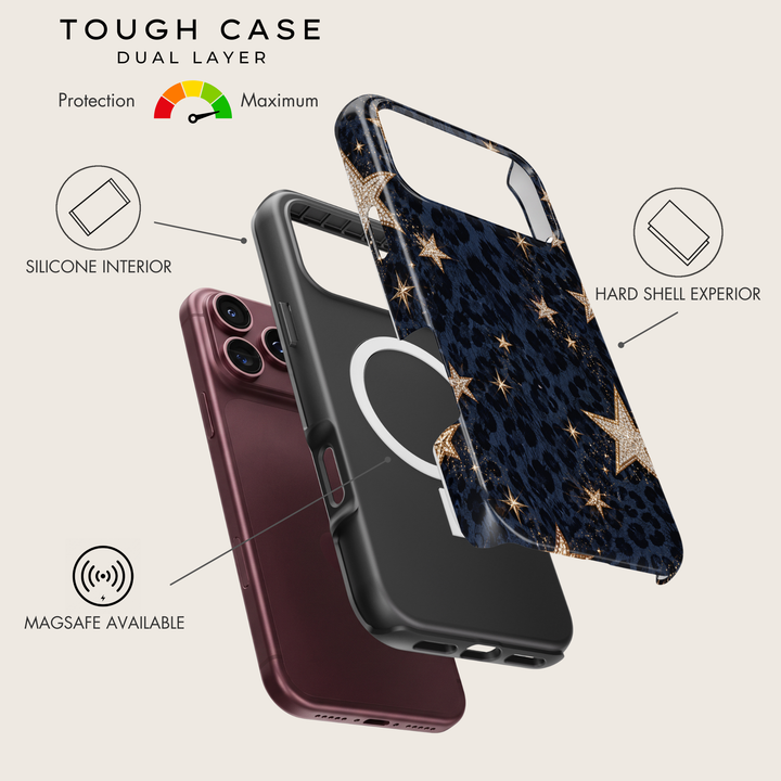 Funda iPhone Clear Glitter - Stardust 