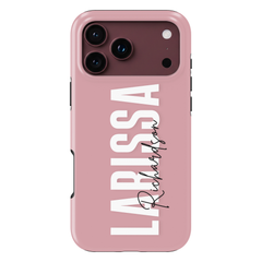 Bold Name + Signature Custom Name Tough iPhone Case