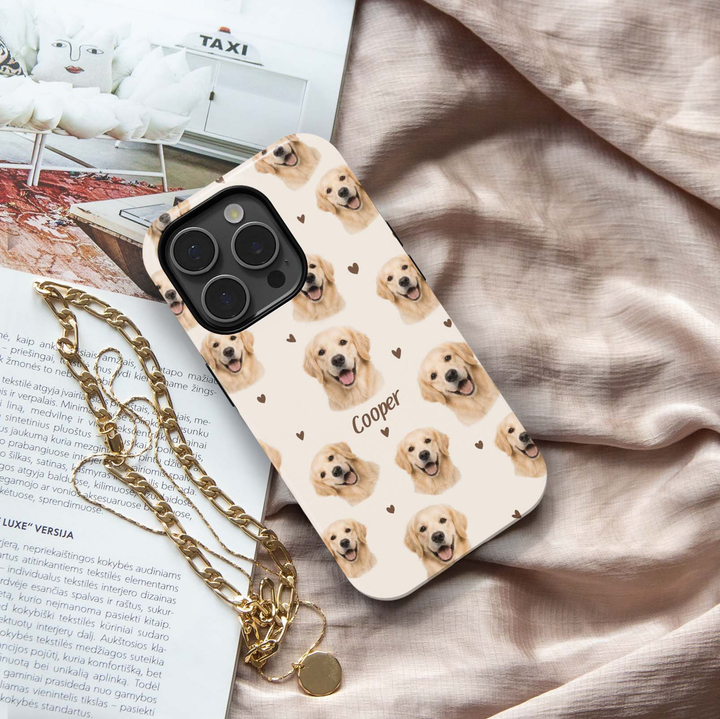 Custom Pet Photo iPhone personalized pet photo case — detail view