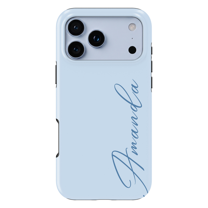 Elegant Script Custom Name Tough iPhone Case