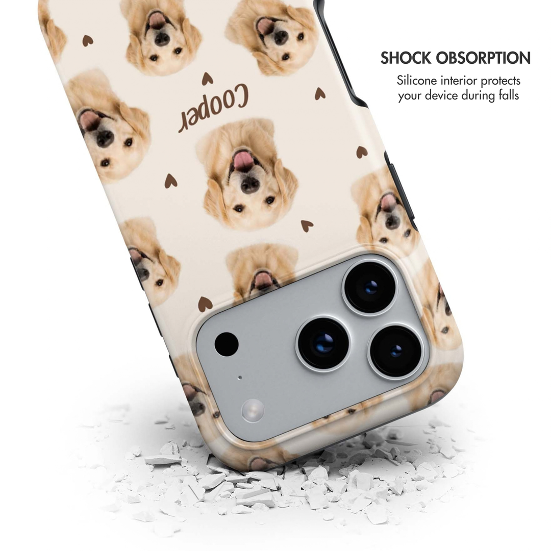 Custom Pet Photo iPhone personalized pet photo case — protective-case view
