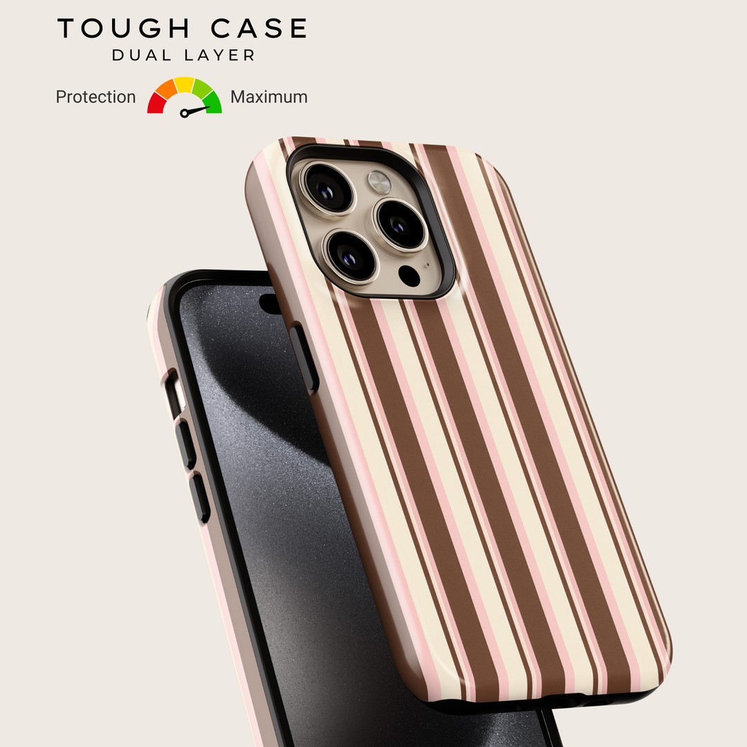Cocoa Blush Stripe