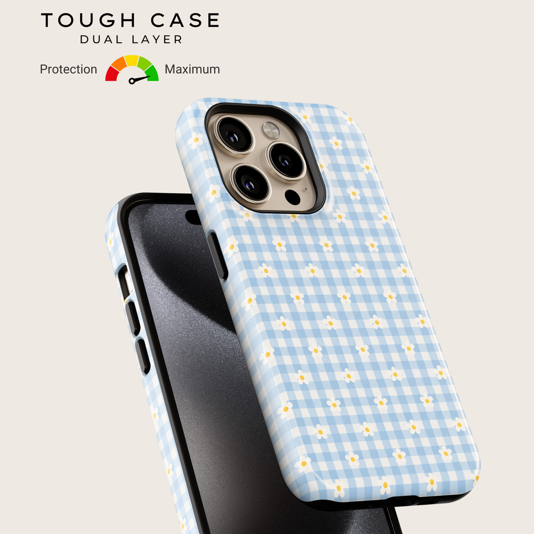 Daisy Blue Gingham