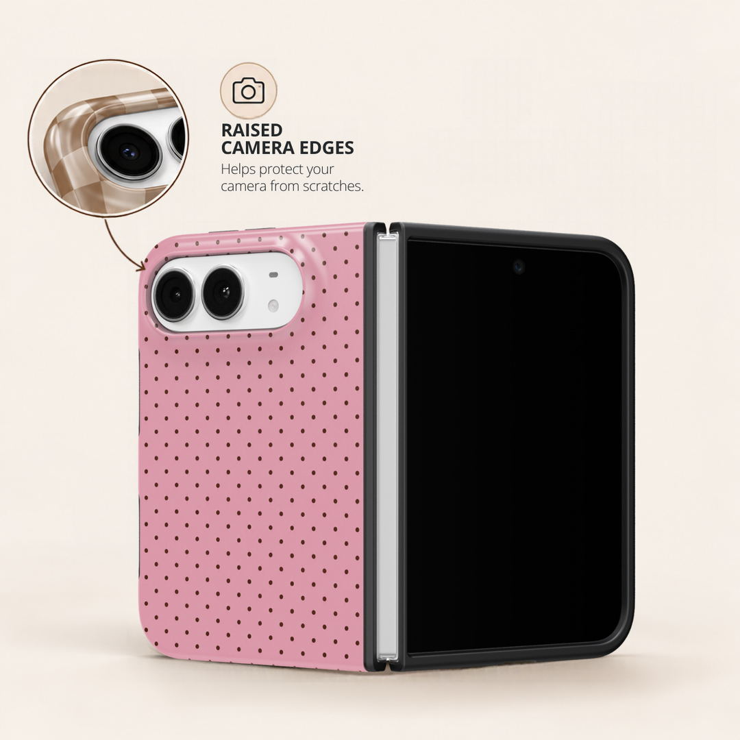 Blush Polka – iPhone Duo Case