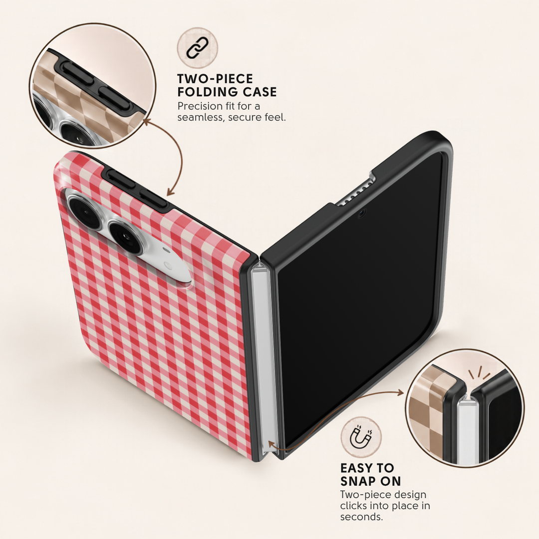 Cherry Gingham – iPhone Duo Case