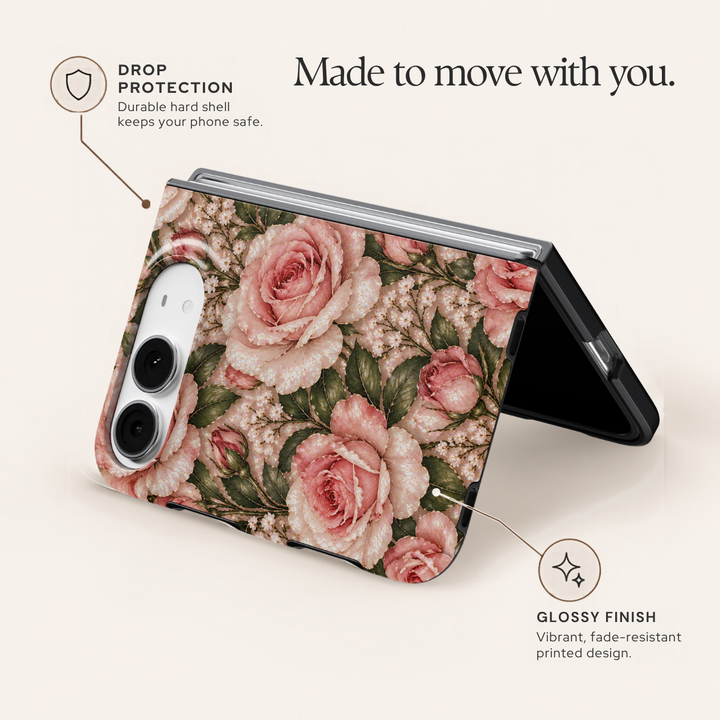 Blushing Rose – iPhone Duo Case