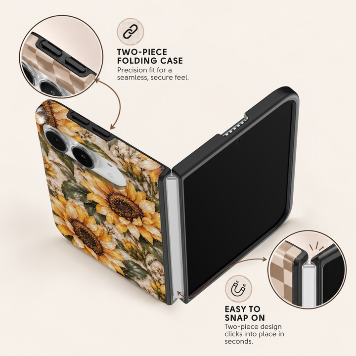 Golden Sunflower – iPhone Duo Case