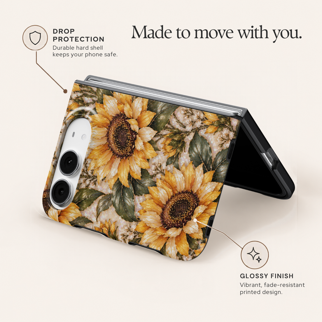 Golden Sunflower – iPhone Duo Case