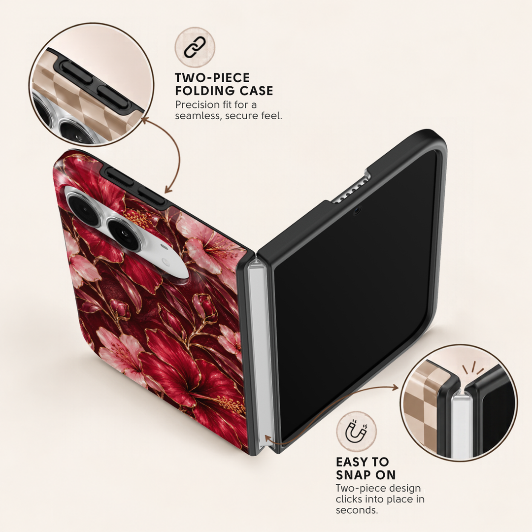 Crimson Hibiscus – iPhone Duo Case
