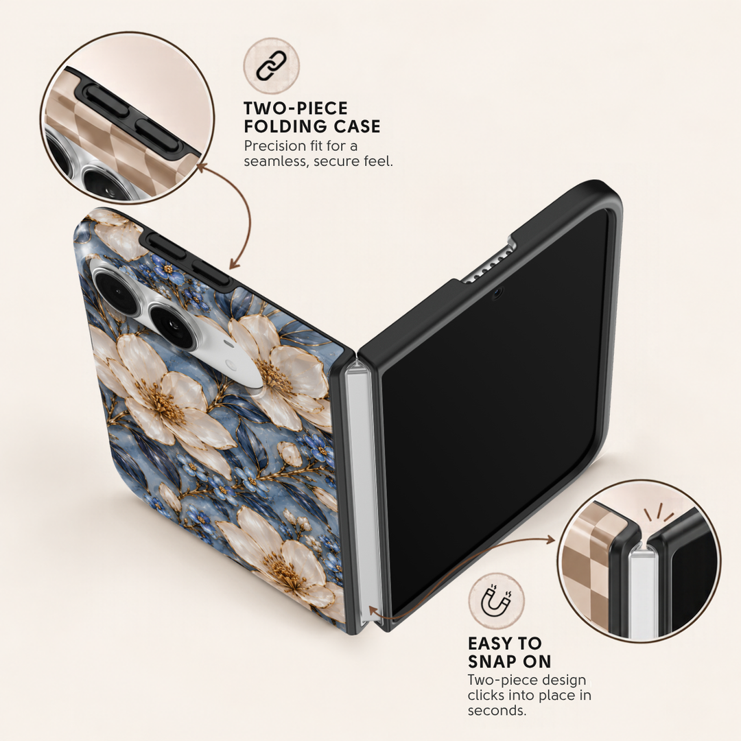 Sapphire Magnolia – iPhone Duo Case