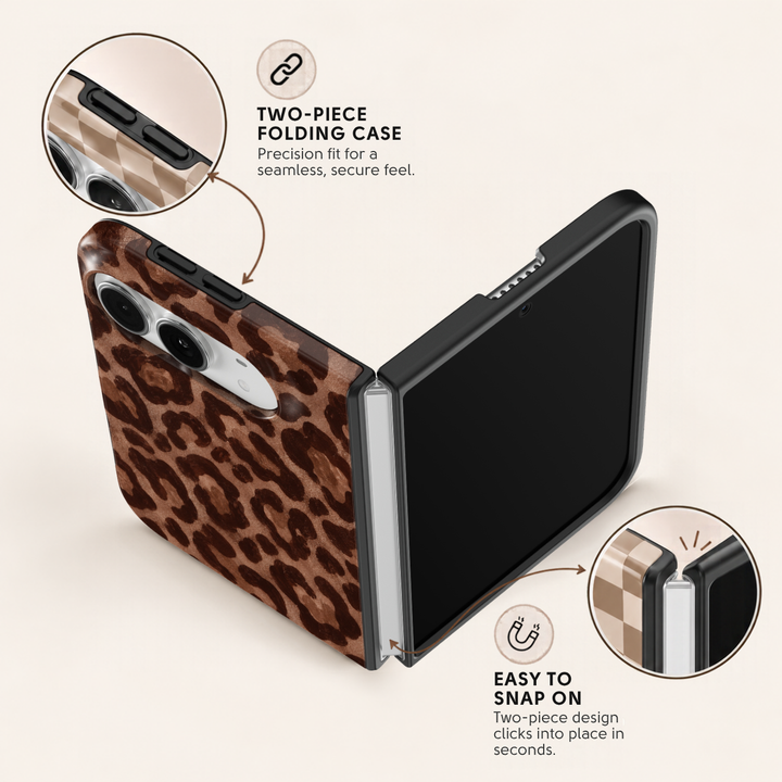 Mocha Leopard – iPhone Duo Case