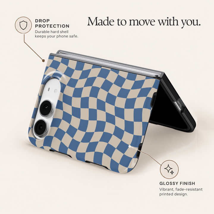 Coastal Wave Check – iPhone Duo Case