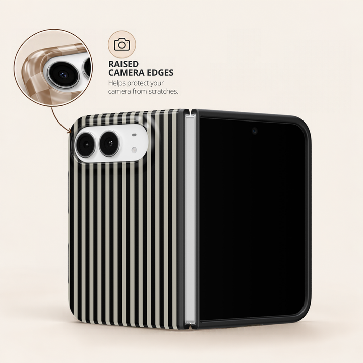 Noir Pinstripe – iPhone Duo Case