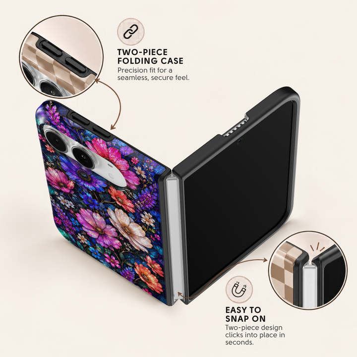 Midnight Bloom – iPhone Duo Case