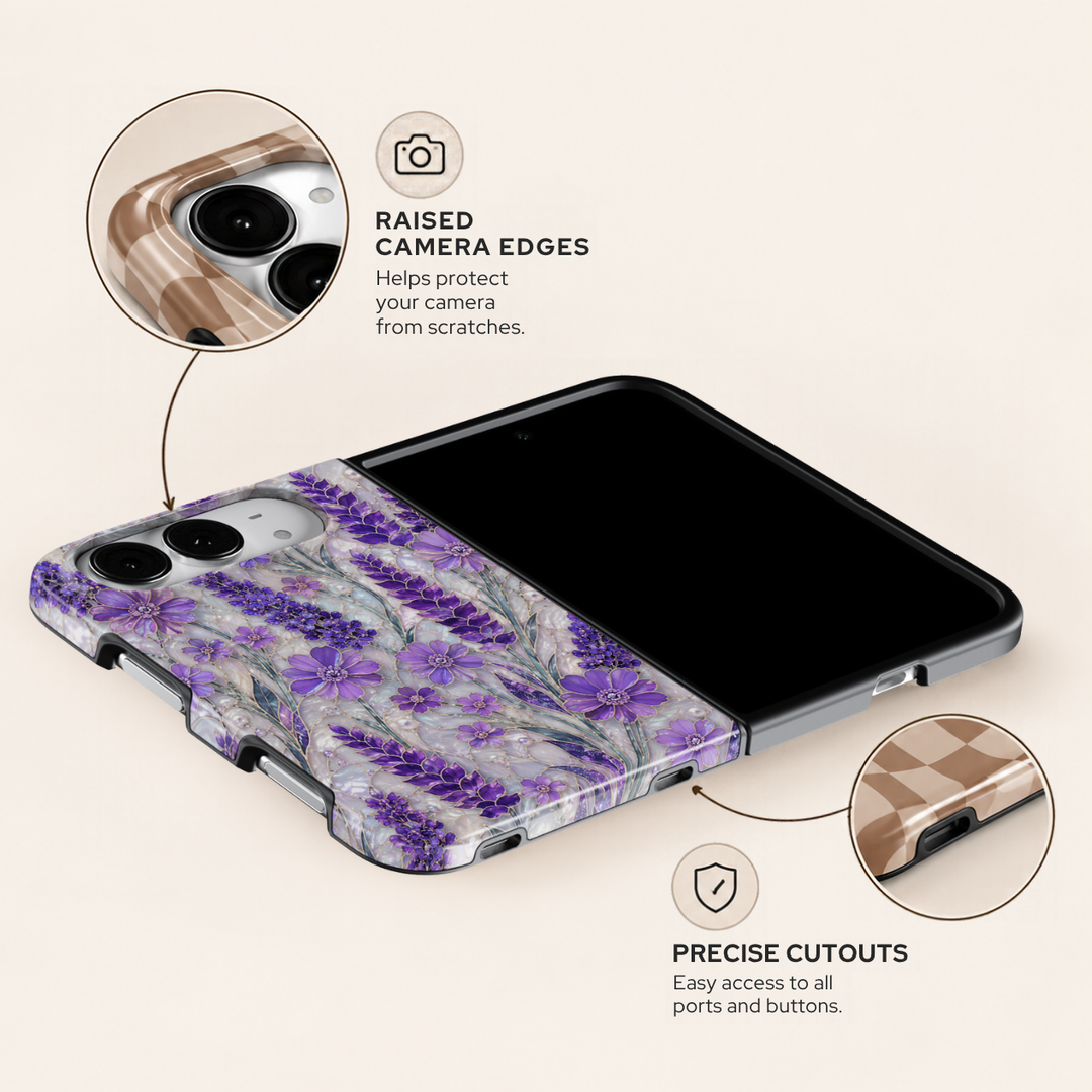 Lavender Whispers – iPhone Duo Case