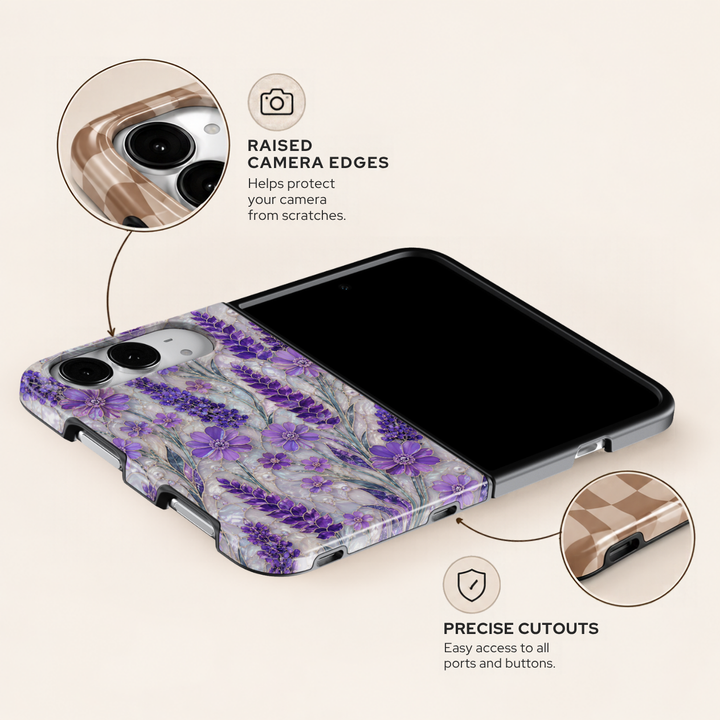 Lavender Whispers – iPhone Duo Case