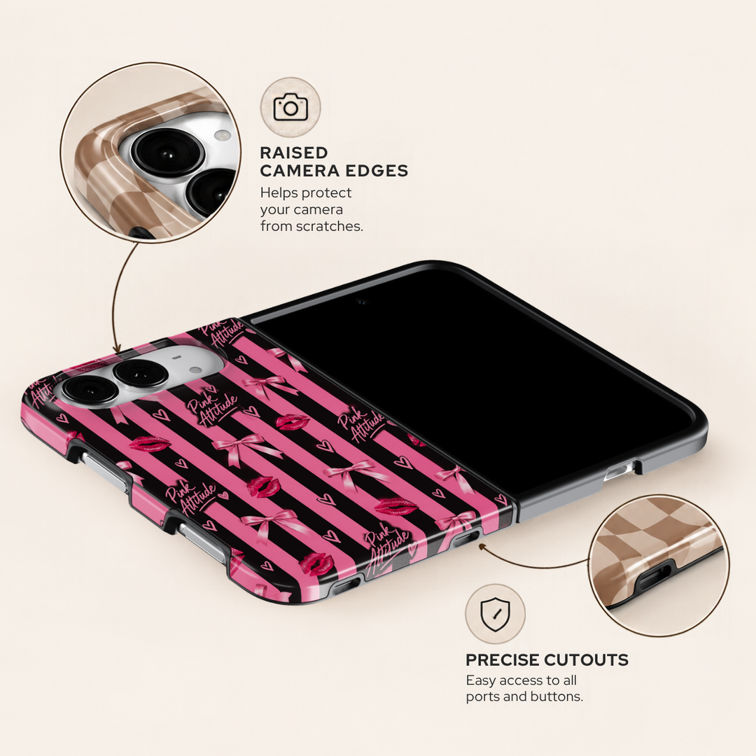 Pink Attitude – iPhone Duo Case