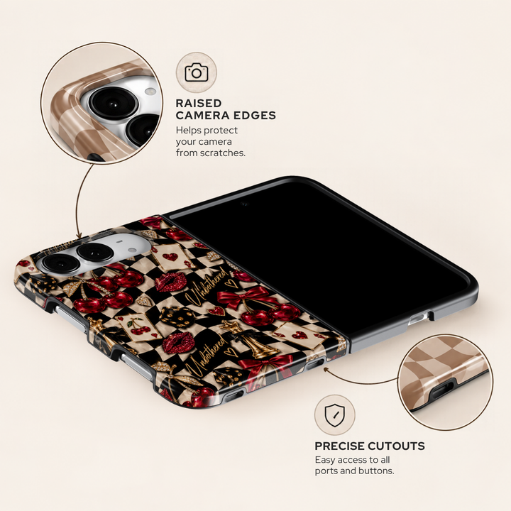 Cherry Checkmate – iPhone Duo Case