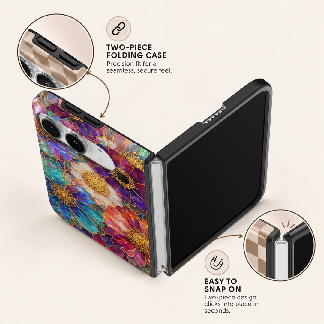 Prismatic Bloom – iPhone Duo Case