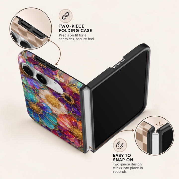 Prismatic Bloom – iPhone Duo Case