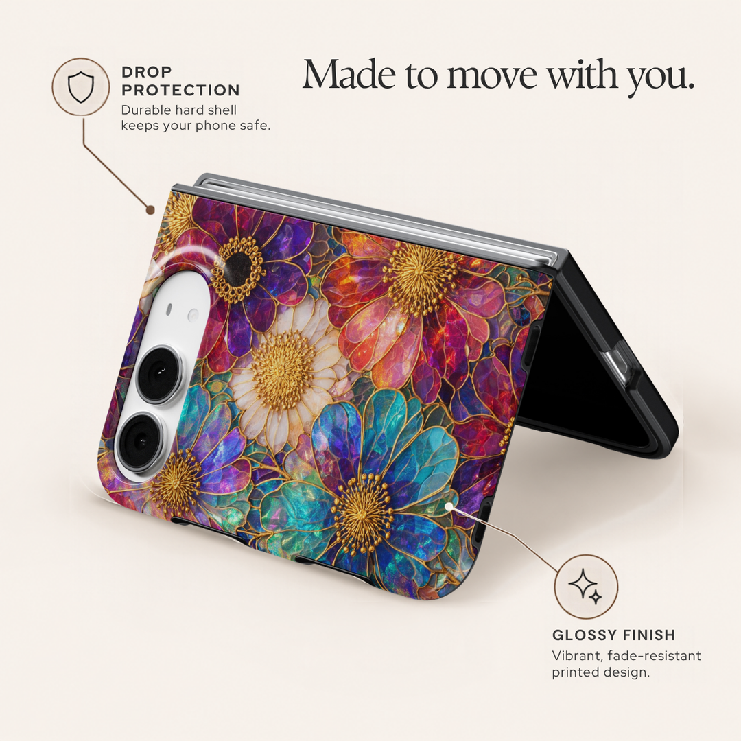 Prismatic Bloom – iPhone Duo Case