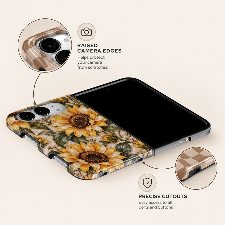 Golden Sunflower – iPhone Duo Case