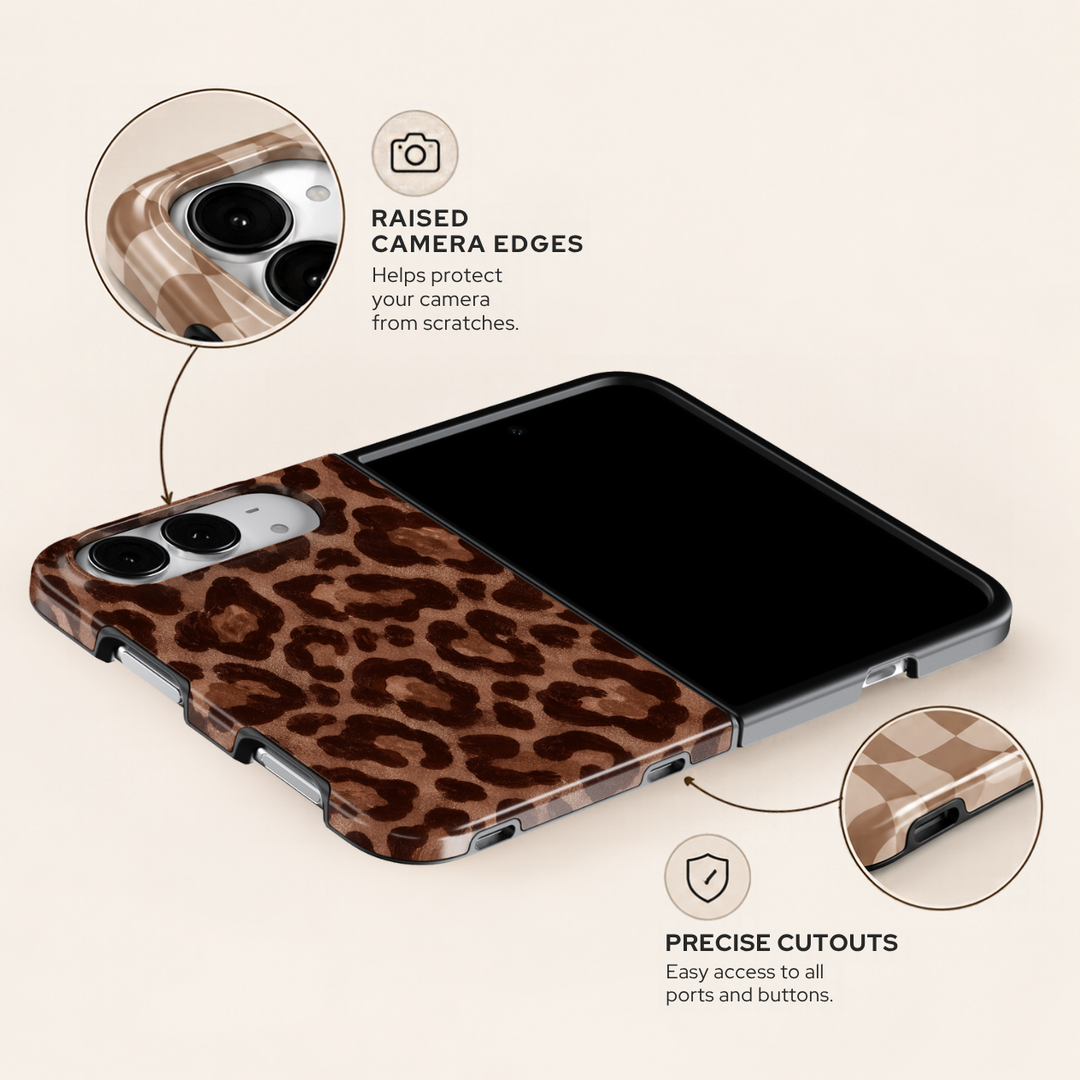 Mocha Leopard – iPhone Duo Case