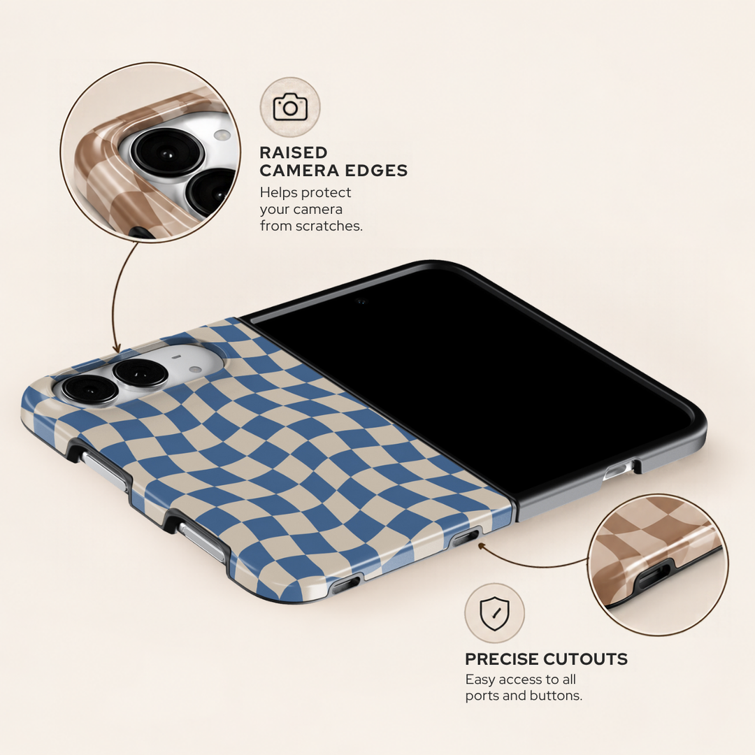 Coastal Wave Check – iPhone Duo Case