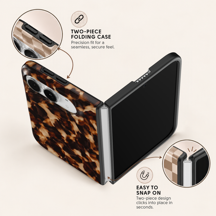 Amber Tortoise – iPhone Duo Case