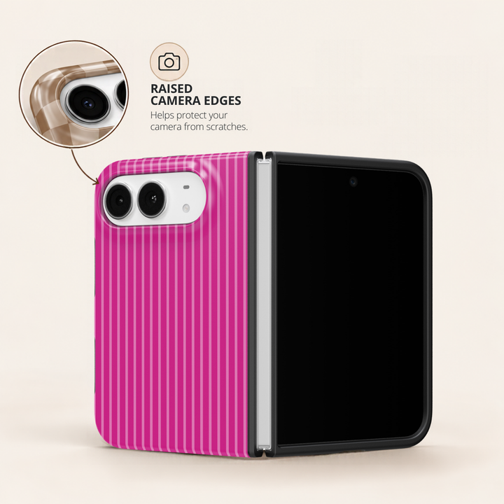Pink Pinstripe – iPhone Duo Case
