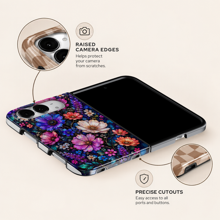 Midnight Bloom – iPhone Duo Case