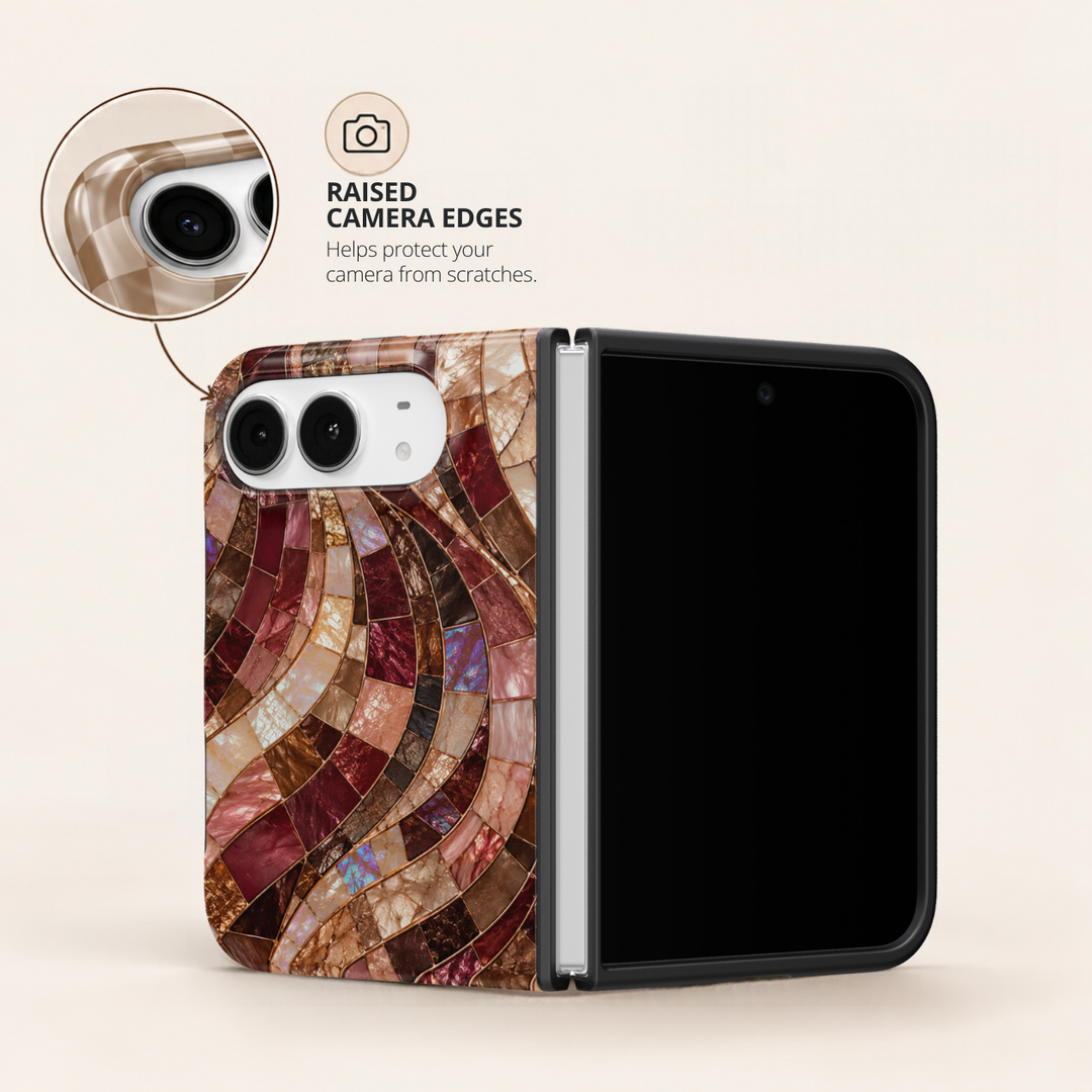 Rosewood Mosaic – iPhone Duo Case