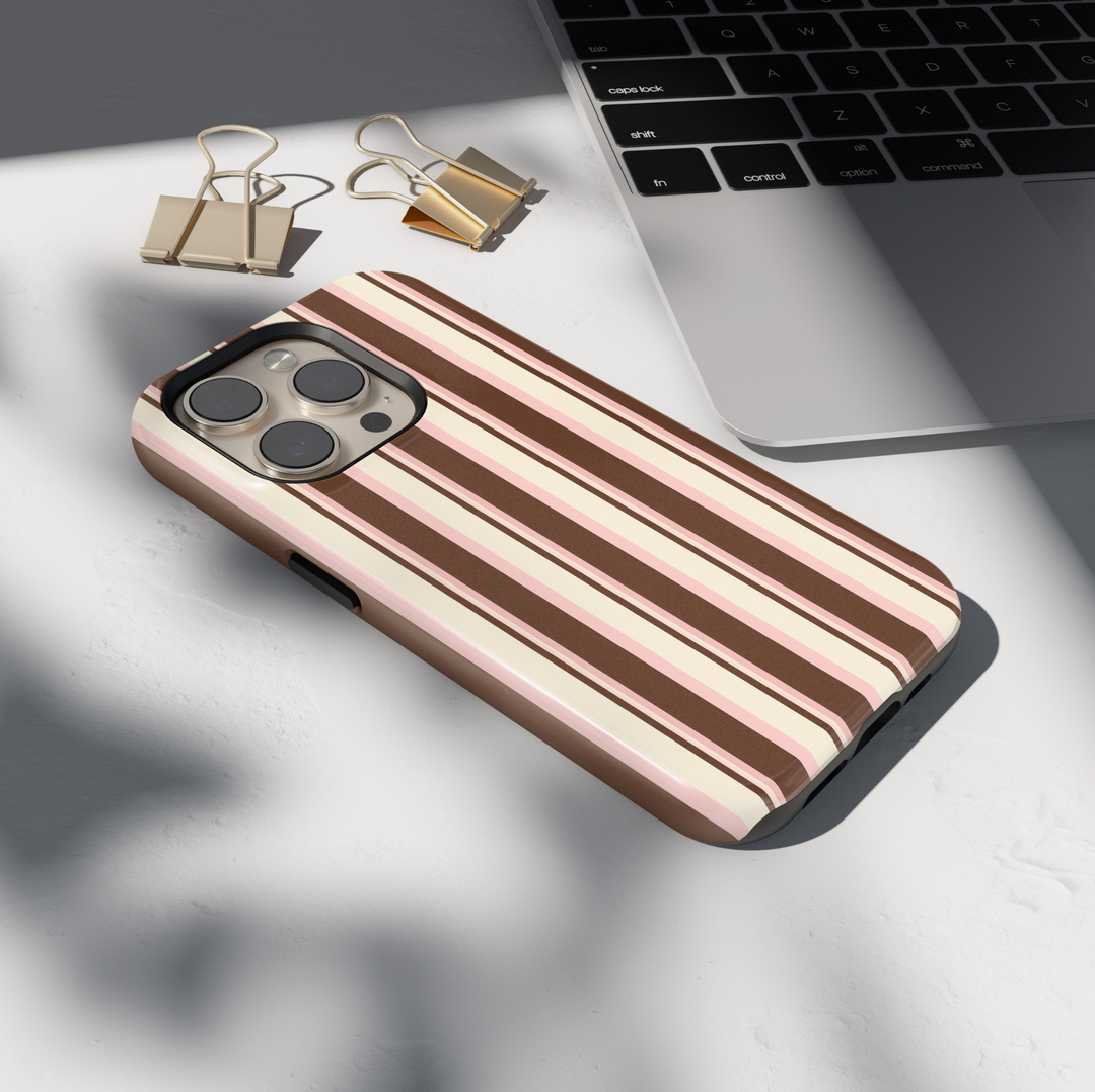 Cocoa Blush Stripe
