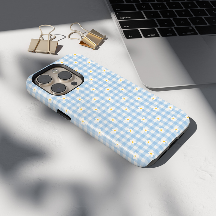 Daisy Blue Gingham