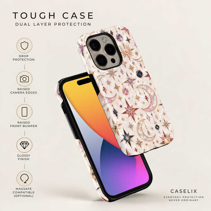 Funda iPhone Clear Glitter - Stardust 
