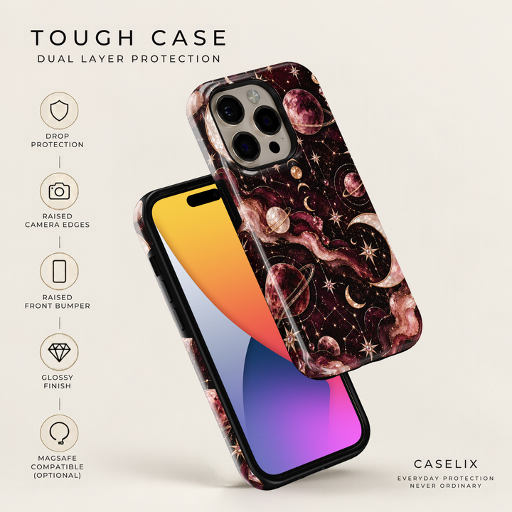 Funda iPhone Clear Glitter - Stardust 