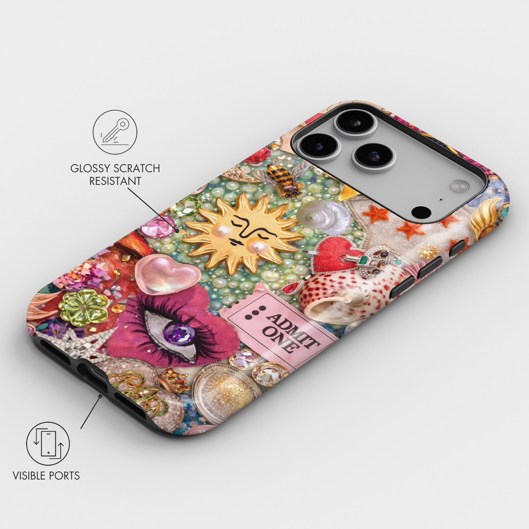 Funda iPhone Clear Glitter - Stardust 