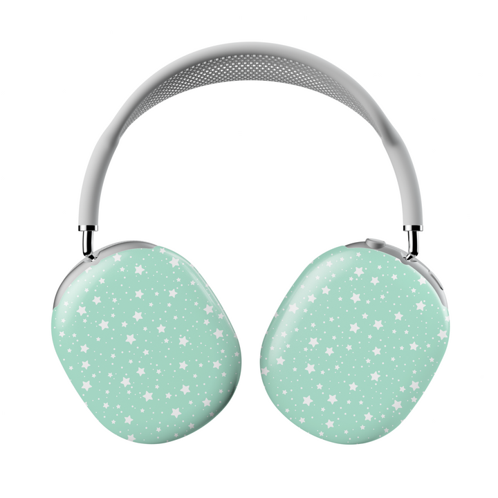 Girly AirPods Max cover with Y2K pattern, cute aesthetic AirPods Max skin, protective case for Apple AirPods Max headphones.