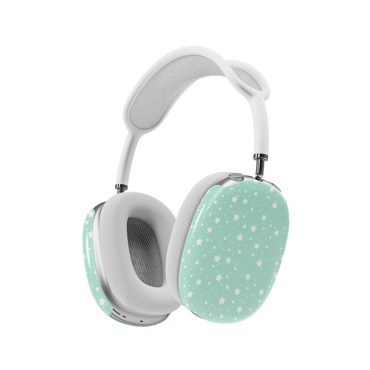 Girly AirPods Max cover with Y2K pattern, cute aesthetic AirPods Max skin, protective case for Apple AirPods Max headphones.