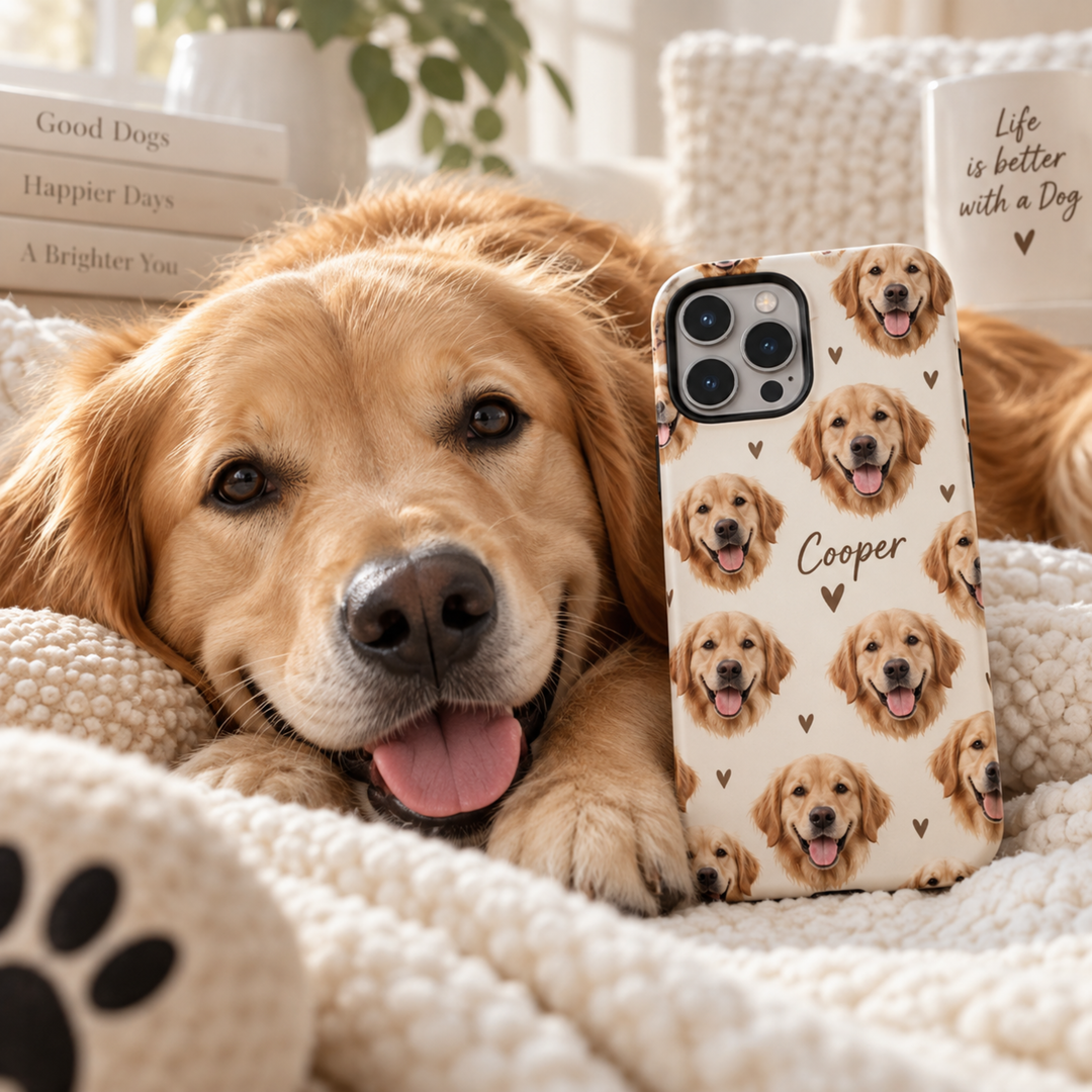 Custom Pet Photo iPhone personalized pet photo case — alternate view