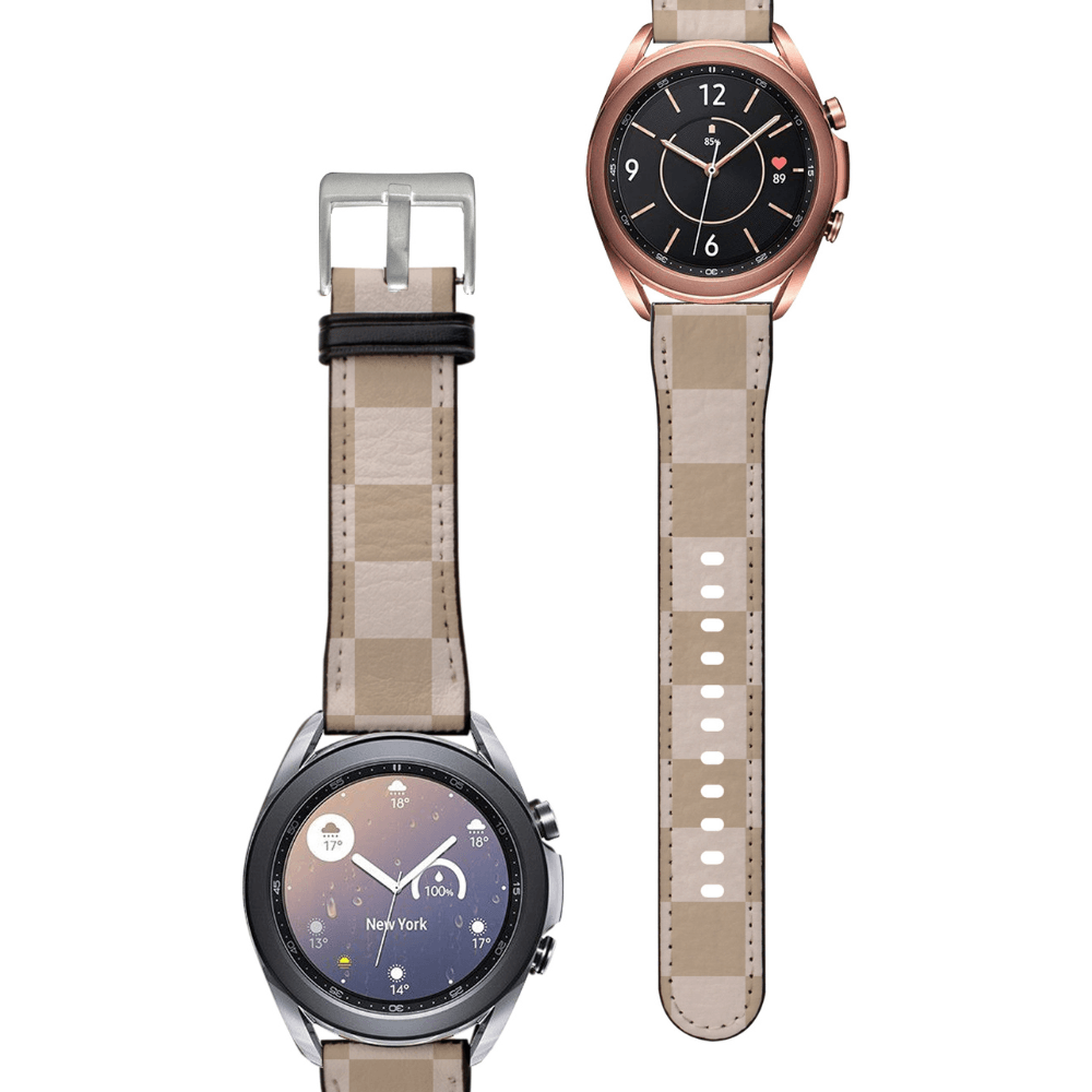 Beige Check mate - CASELIX