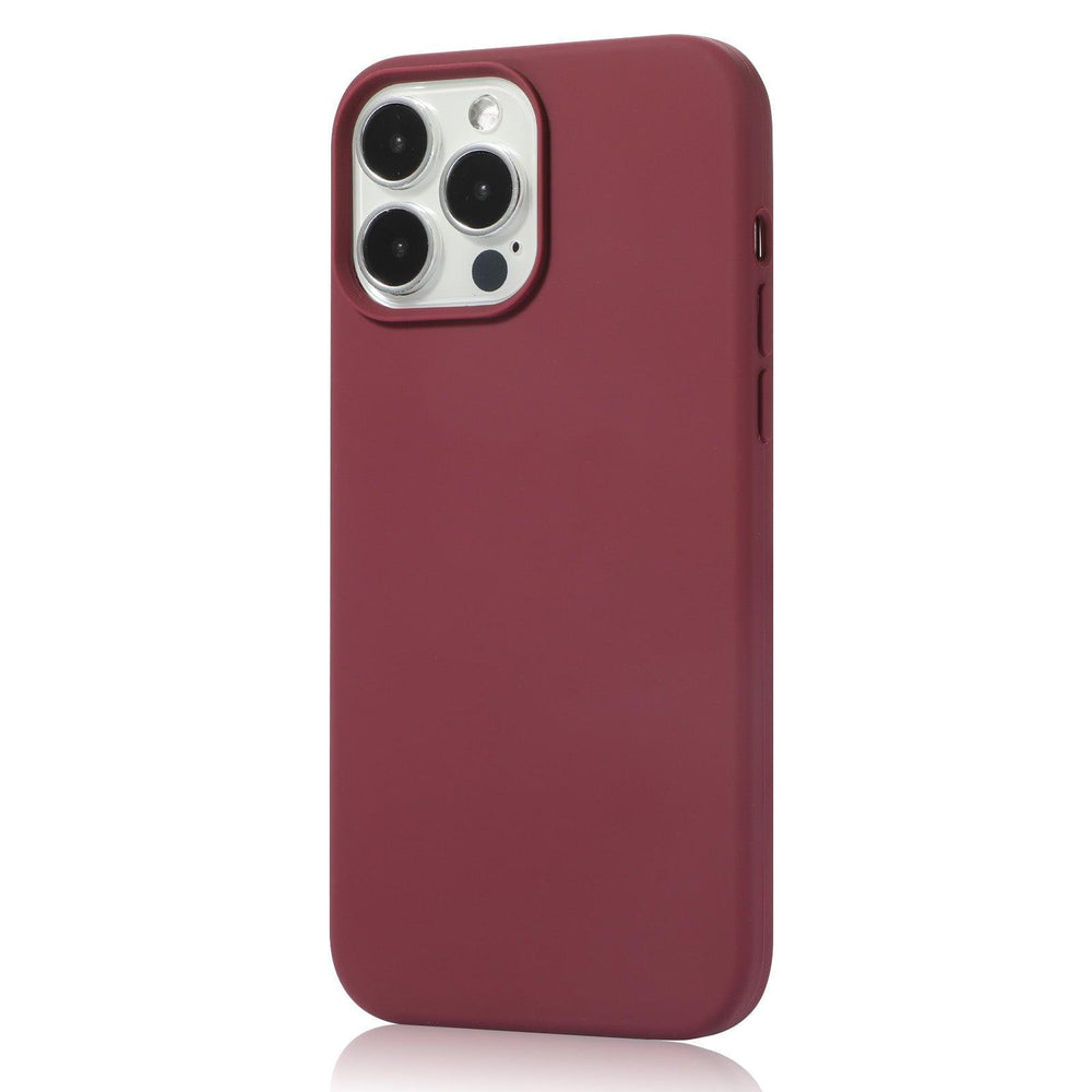 iPhone Case Silicone - Burgundy - CASELIX