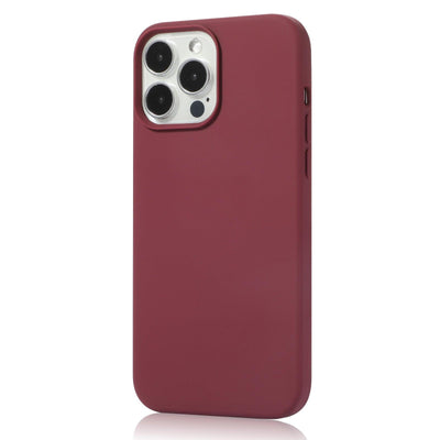 iPhone Case Silicone - Burgundy - CASELIX