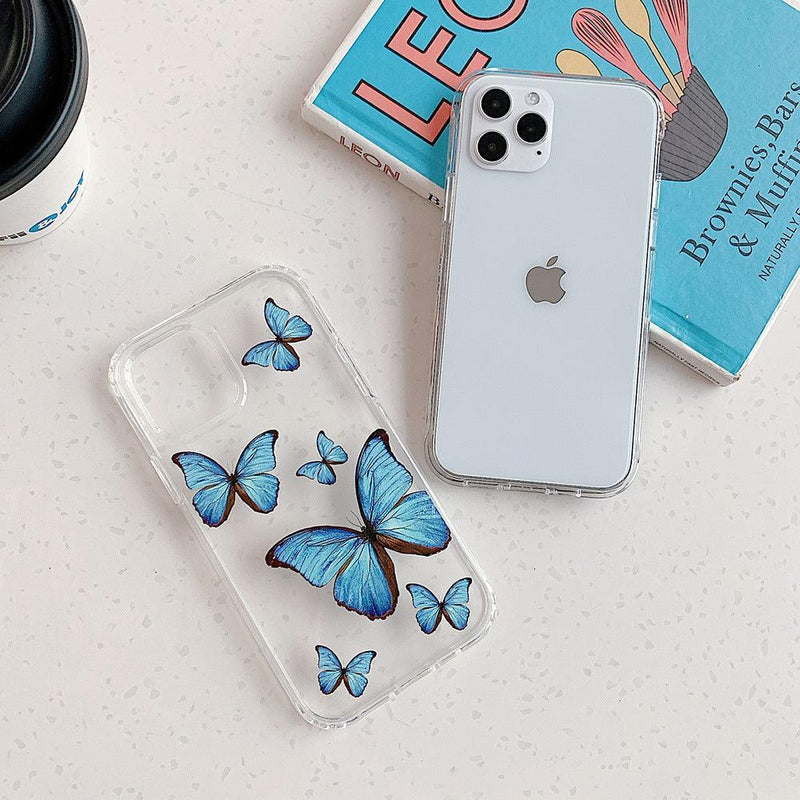 iPhone Case Clear Butterflies Armor - CASELIX