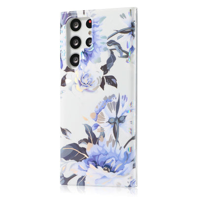 Samsung Galaxy Case Floral Electroplated - Purple - CASELIX
