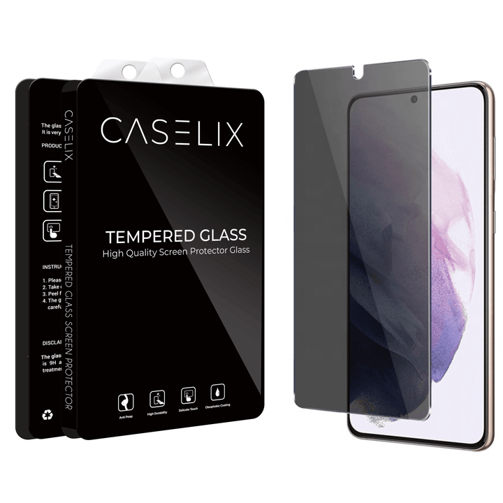 Samsung Galaxy Privacy Screen Protector Tempered Glass - CASELIX