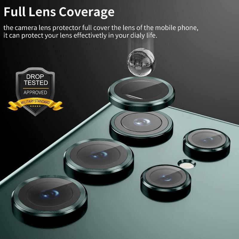 Samsung Galaxy S22 Ultra Camera lens protector - Green - CASELIX