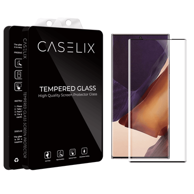 Samsung Galaxy Tempered Glass Screen Protector Curved - Crystal Clear - CASELIX