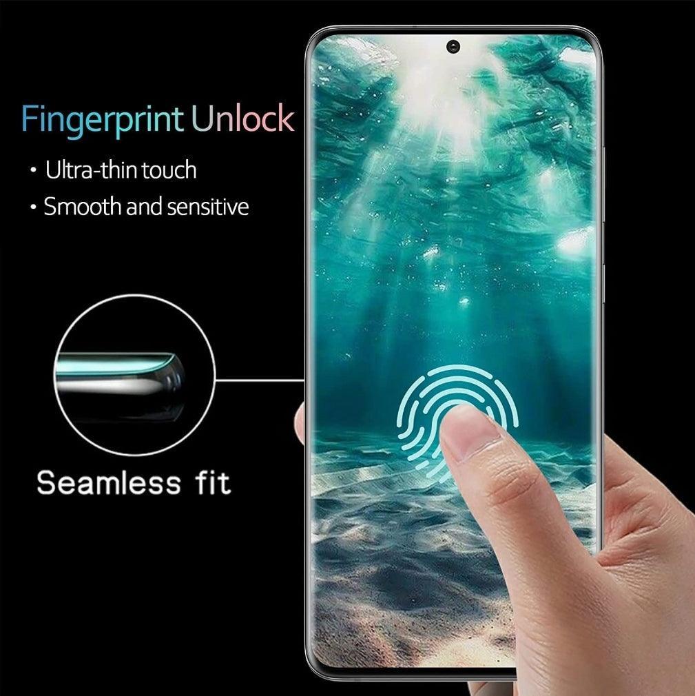Samsung Galaxy Tempered Glass Screen Protector Curved - Crystal Clear - CASELIX